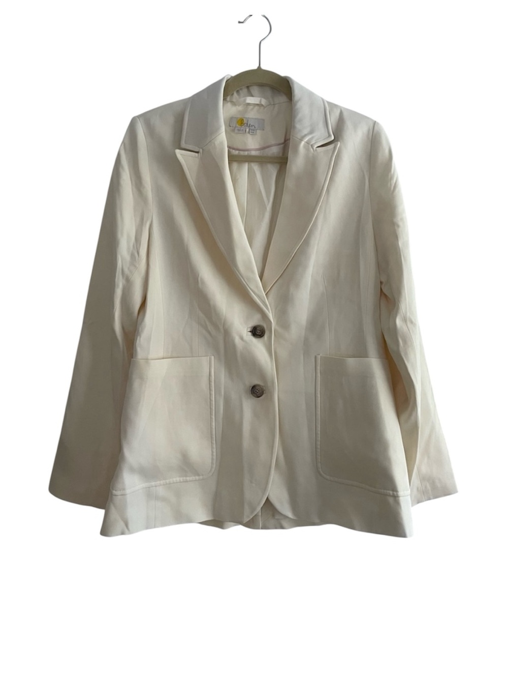 Boden Stamford Ivory Blazer Women’s Size 8
